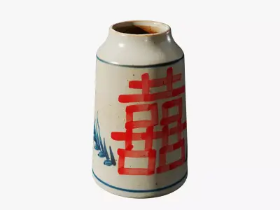 Anydrafts Vase 02 Low-poly 3D model