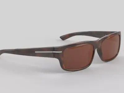 Silverado Eyewear Glasses Low-poly 3D model