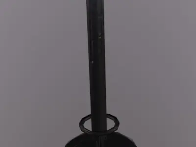 Candle  Low-poly 3D model
