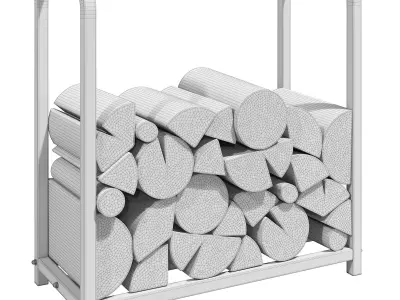 Firewood 3D model