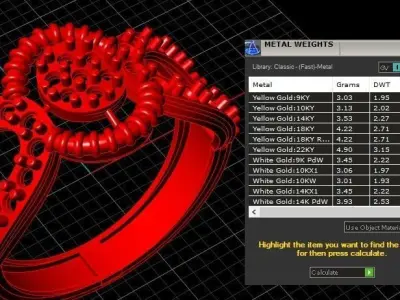 Luxury wedding Diamond ring 3d Printable Model 3D print model