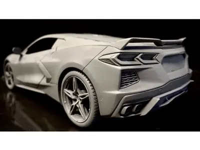 Chevrolet Corvette 2020 3D print model