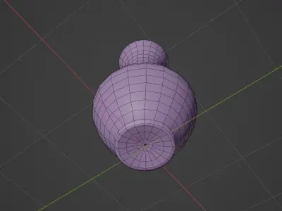 Vase Low Poly - No Textures Free low-poly 3D model