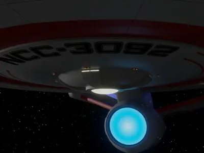 Lexington Class Command Cruiser Free 3D model