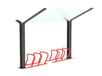 Bike Shelter 3D model