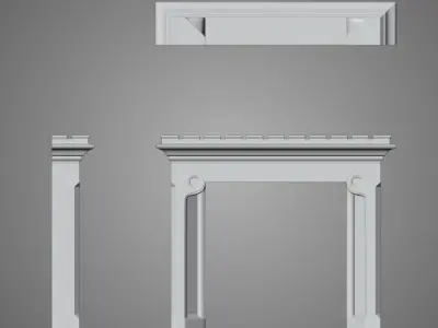 Marble Fireplace - 3D printing 3D print model