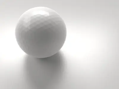 Golf Ball 3D model 17