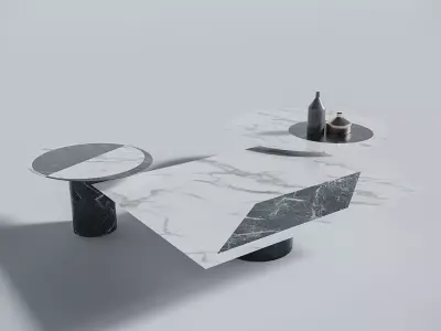 coffe table proiezioni  3D model