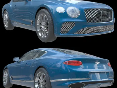 Bentley Continental GT 2018 3D model