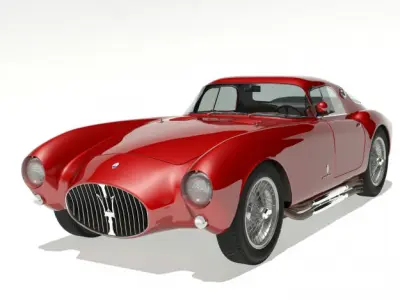 1953 Maserati A6 GCS 53 Pininfarina Berlinetta 3D model