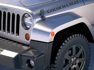 Jeep Wrangler Golden Eagle 2017 3D model