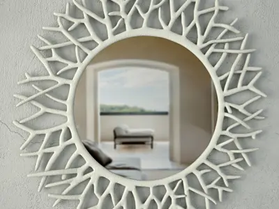 Coral Mirror by ZARA HOME 3D model