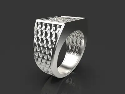 Mens  Ring 3D print model