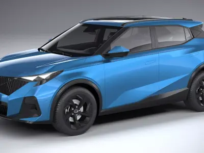 GAC GS3 2023 3D model