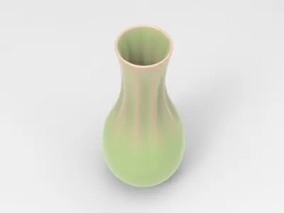 Kax Vase Low-poly 3D model