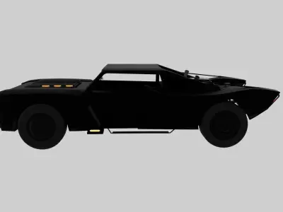 The Batman 2022 batmobile  3D model