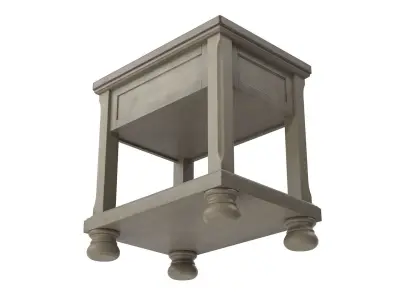 Coffee Table v3 Low-poly 3D model