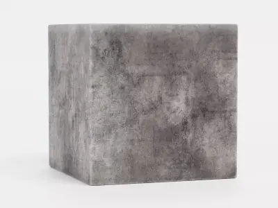 -Concrete Flower Pot V9- 3D model