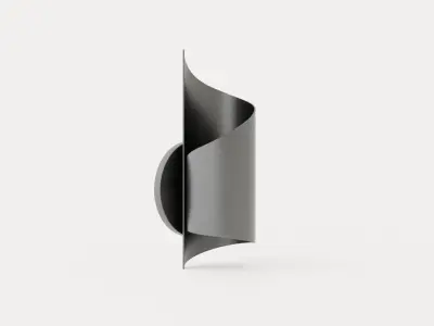 Evie wall lamp - Bronze - IP20 Low-poly 3D model