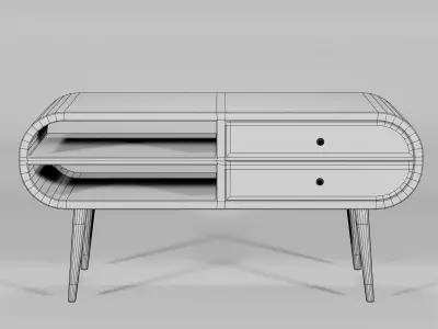 London Media Unit 90x35x44 Low-poly 3D model