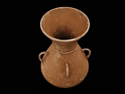 Watering Pot Low-poly 3D model