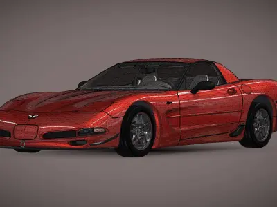 Chevrolet Corvette C5 - 1997-2004 3D model