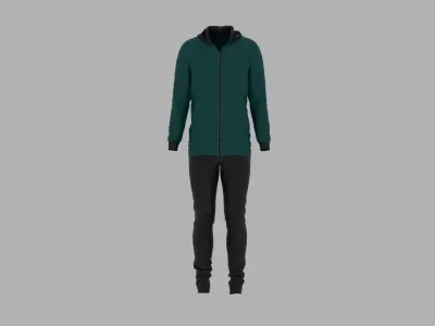 Sport Suit Low-poly 3D model 24