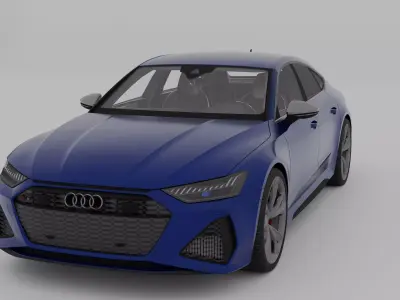 Audi RS7 Sportback 3D model by Flostudio