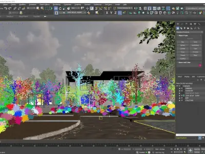 Corona - 3ds Max scene files - KETTLE HOLE HOUSE 3D model