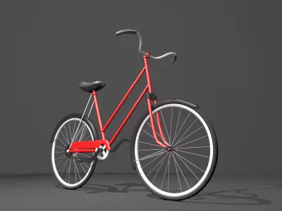Red Bike 3D model