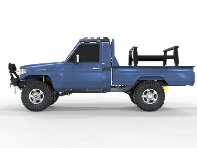 Generic Land cruiser series 76 2008 Japanese Viper 4WD Edition  3D model