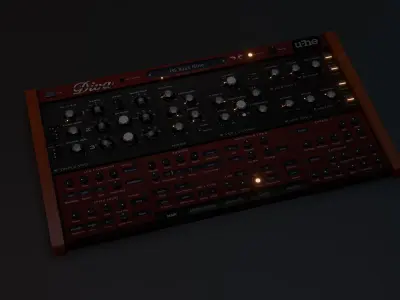 Diva - u-he VST Synthesizer 3D Model 3D model