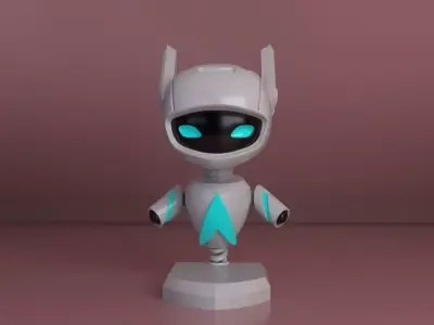 Cute Robot 3D model
