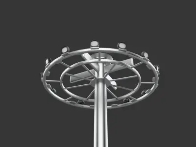 sport field light 3D model