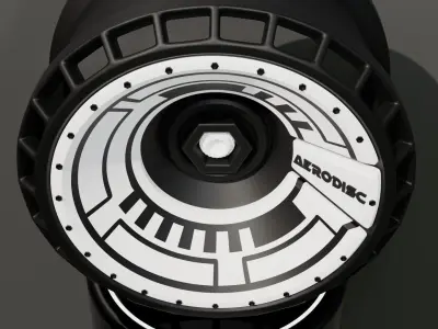 Battle Wheels - Game Ready 3D model