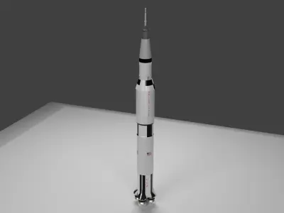 Apollo 11 SpaceShip 3D model