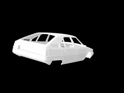 Citroen BX 3D print model