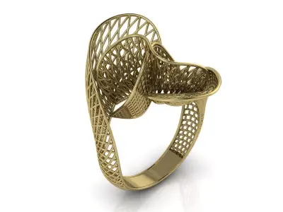 Ultra Vision Ring Jewelry 3D print model 34