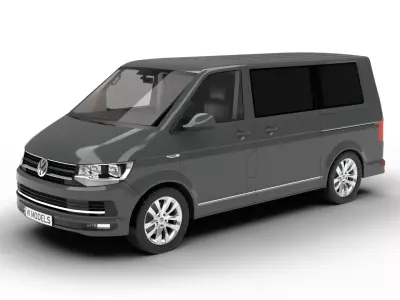 Volkswagen T6 Transporter 2019 3d model  3D model