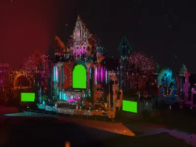Tomorrowland Stage 2015 3D model