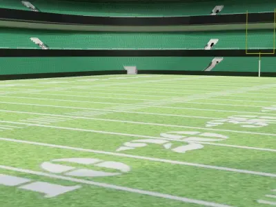 Nfl American Stadium Low-poly 3D model