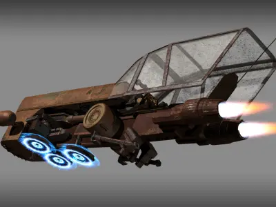 Land Skimmer 3D model
