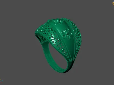 Plain Ring Women Ready STL 3DM Models Womens Rings 3D models 3D print model 78