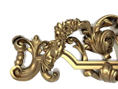 decorative pattern ready for 3D printing 3D model