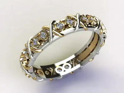 Tiffany ring 3DModel  3D print model