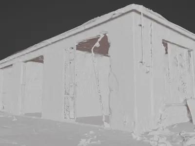abandoned garage 3D model