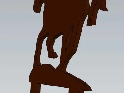 Wonderful Artificial Horse Home and Garden Outdoor Lawn Decor 3D model