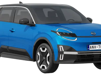 Nissan Micra EV 2026 3D model