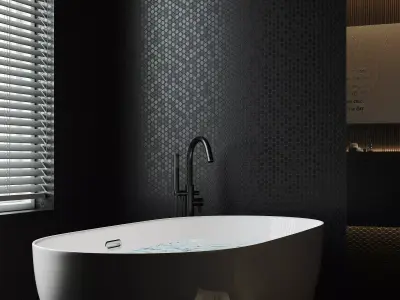 modern bathroom interior scenes 08 3D model