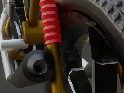 First bike Free low-poly 3D model